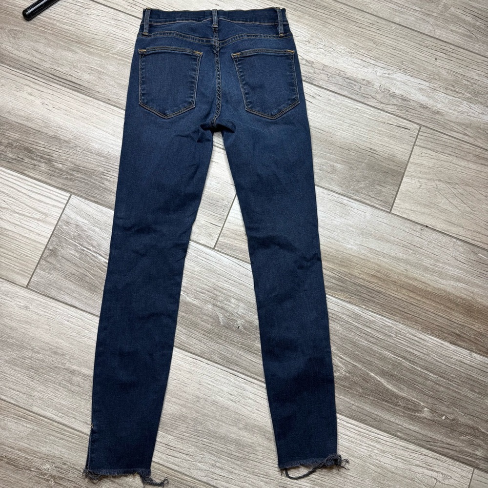FRAME High Rise Skinny Jeans Size 24 - Picture 6 of 7